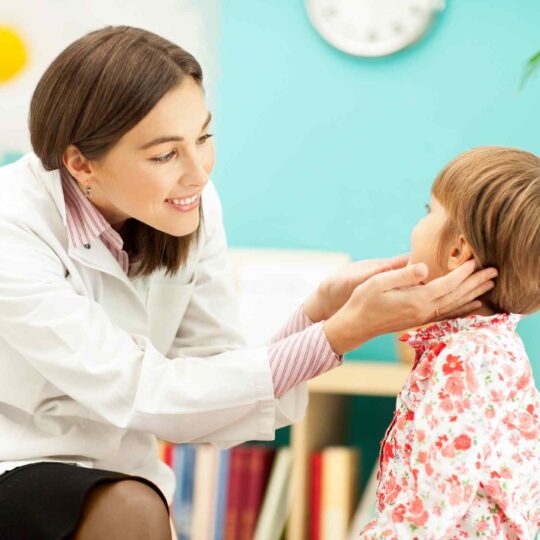 doctor’s appointment with a child